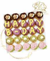 mini cupcake set G (10個字母)